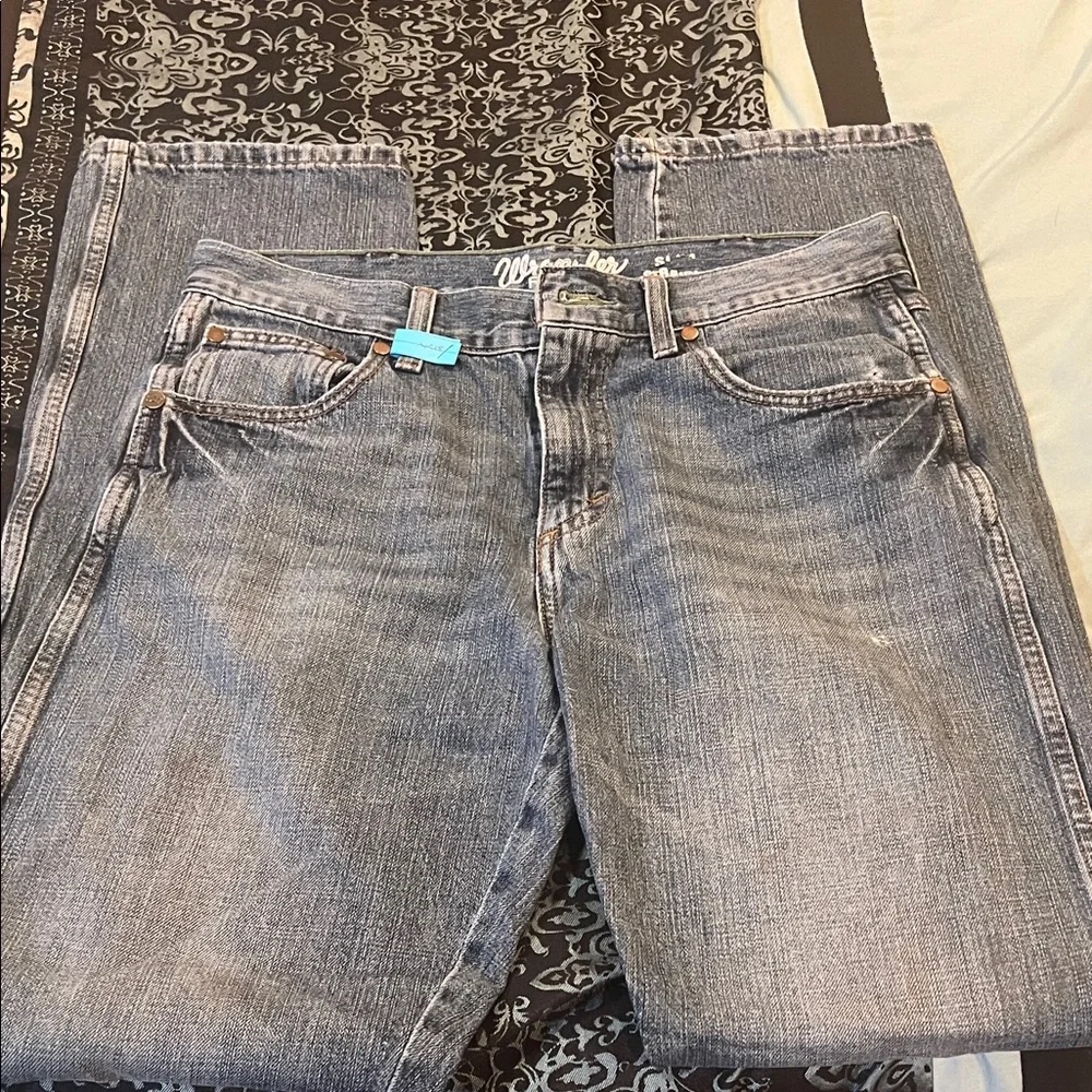 Wrangler Retro Men’s Straight Jeans - Light Blue Denim